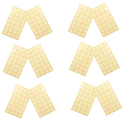 ifundom Autocollants de Renforcement pour Trous de Reliure à Anneaux Transparent Format Feuilles Mobiles Lot de 12 Étiquettes Adhésives pour Réparation et Protection des Perforations