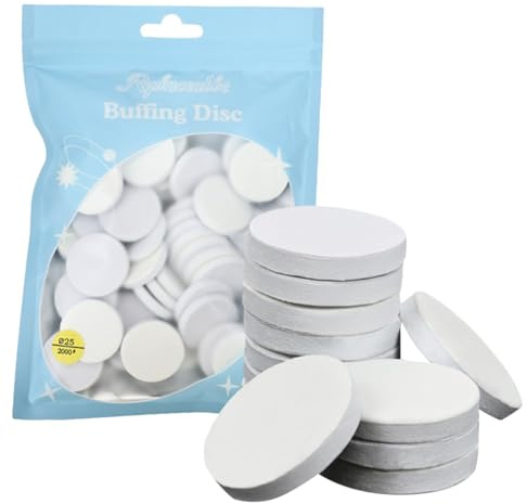 FOMIYES 50pcs Nail Buffing Disc Nail Files Buffer Blocks Sanding Disc Attachment for Pedicure Tool Sanding