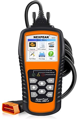 NEXPEAK OBD2 Diagnostic Scanner, OBDII NX501 Vehicle Fault Code Reader, Auto Check Engine Light Scan Tool for Most OBD2 Protocol Car Since 2003