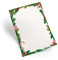 Logbuch-Verlag 25 Blatt weihnachtliches Papier A4 für Weihnachtsbriefe zum Beschreiben und Bedrucken weiß grün rot Weihnachtsbriefpapier