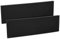 kwmobile 2X Auto Türkantenschutz Wandschutz - 40x12x1,5cm - Autotür Schutz Garage Set selbstklebend - Garagenwand Türkantenschoner in Schwarz