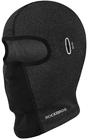 ROCKBROS Pasamontañas Balaclava Invierno Bajo-Casco Térmico Anti Viento Deportivo para Ciclismo Bicicleta Moto Esquí Snowboard, Unisex
