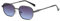 Sunglasses Modische Sonnenbrille Retro Damen Square Sonnenbrille Herren Metallrahmen Farbverlauf Blau Unisex Classic Son