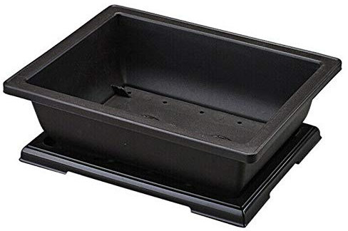 Uinfhyknd Vaso per fiori bonsai vivaio fioriera balcone contenitore 29 x 21 x 10,5 cm