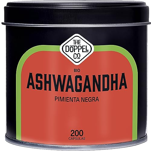 Ashwagandha Capsule 2160 mg - 200 Capsule Vegetali - Radice di Ashwagandha BIO con Pepe Nero -Withania Somnifera Alto Assorbimento - Senza Additivi - Senza Plastica - Certificazione Biologica