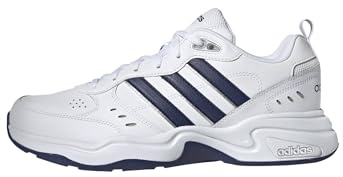 adidas Hombre Strutter Shoes, Cloud White/Dark Blue/Matte Silver, 37 1/3 EU