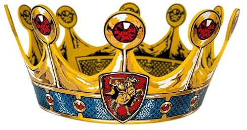 Liontouch - Ritterkrone für Jungen - 3-6 Jahre | Rollenspiel-Spielzeug für Kinder & Kleinkinder im mittelalterlichem Ritter Design | Größenverstellbares Zubehör für Verkleidungen & Kostüme