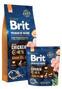 Brit Foder Premium by Nature Senior S+M Senior Kyckling 8 kg