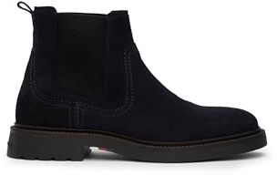 Tommy Hilfiger Botas Chelsea Hombre Comfort elegantes, Azul (Desert Sky), 44