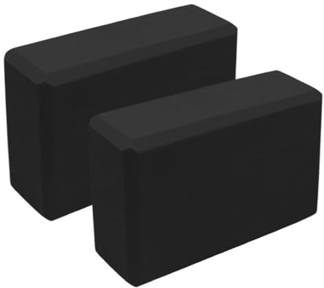 Set di 2 mattoncini per yoga, 23 x 15 x 7,5 cm, strumenti per barella a, supporto antiscivolo per equilibrio, ideale per palestra domestica, principianti, stretching, meditazione, stretching