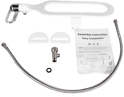 Pulverizador de bidé de inodoro inteligente, herramienta de bidé autolimpiante no eléctrica con presión ajustable, ABS, accesorio de inodoro para dormitorio universitario, hogar, escuela y baños de