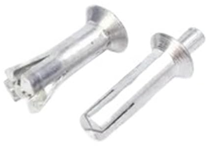 6 Size Aluminum Core Expansion Rivets Semicircle And Countersunk Head Knock Type Hammer Drive Rivet Nails Tapping Screw Fastener(100PCS,A- 5x9mm)