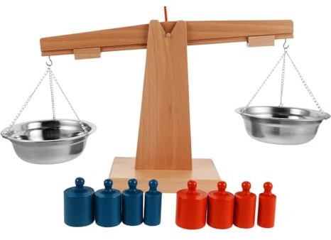 Toddmomy 1 Set Weighing Scale Toy: Math Balance Scale For Kids - Education Math Game - Develop Early Learning Activity Preschooler Item