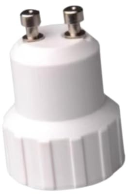 Whtkoph 2 Stück GU10 auf G9 Lampenadapter Konverter, Hitzebeständig, Weißer Lampenadapter