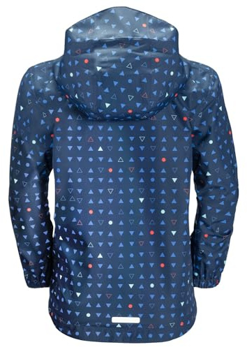 Jack Wolfskin Unisex Kinder Tucan Dotted Jacket Kids Jacke, Dark Indigo Allover, 164 EU