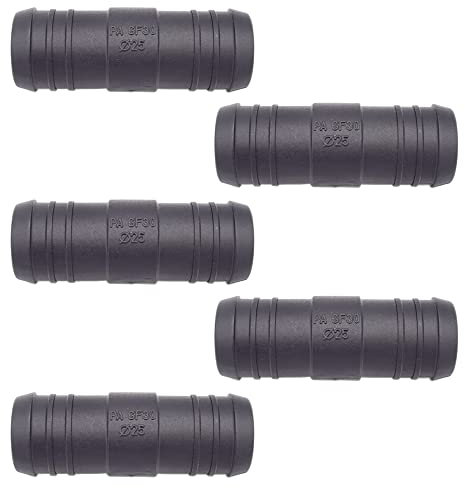 5 x YOU.S Original Schlauchverbinder Leitung Zwischenstück RGV Ø 25x25 mm - Gerade Form