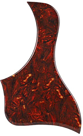 Self Adhesive Guitar Pick Guard, PVC Acoustic Scratch Protection Decorative Plate Pick Guard for Acoustic Guitar Musical Instrument