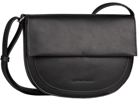TOM TAILOR Thea Damen Umschlagtasche Umhängetasche Klein Schwarz