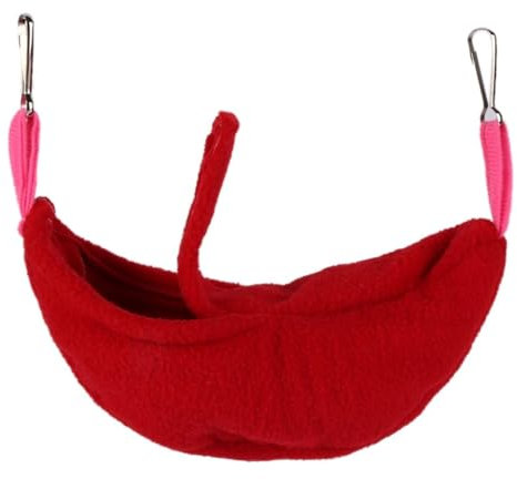 Mllepjdh Amaca da appendere per animali domestici di piccola taglia, letto caldo, altalena, giocattolo per criceti, scoiattoli, porcellini d'india, criceti, nascondigli, casa, frutta per gabbia,