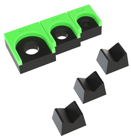LookFox Ratchet Organizer Kit - 3 Pack Set, with Strong Magnets, Ratchet Organizer for Tool Box Drawer, Keep Tools Organized, for Garage, Workshop (Green/Black)