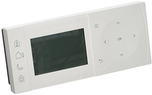 Danfoss 087N7861 Electronic Room Thermostat Tpone-B, 3 V, Bianco - Programmable Digital Room Thermostat, Optimizes Efficiency And Comfort - Energy Saving, Easy To Use(White)