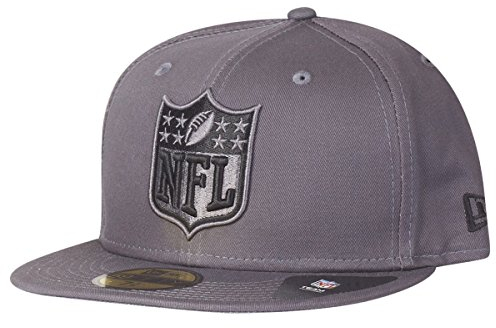 New Era 59Fifty Fitted Cap - Graphite NFL Logo grau - 7 3/8