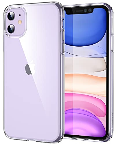 ESR für iPhone 11 Hülle, Klare Stoßfeste Dünne Silikon Handyhülle iPhone 11 Case, Vergilbungsbeständige Dünne Transparente TPU Schutzhülle, Project Zero Serie, Klar