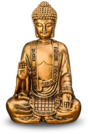 Zen Light SBM4 Bodhi staty, guld, 14 cm höjd