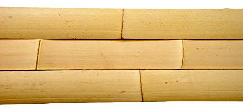 Bamboo Slat 1.75” x 6ft (Pack of 16) – Natural Bamboo Molding & Trim for Wall Edging, Ceiling Treatments, DIY Projects, and Crafts – Eco-Friendly, Versatile Strips for Commercial & Home Use