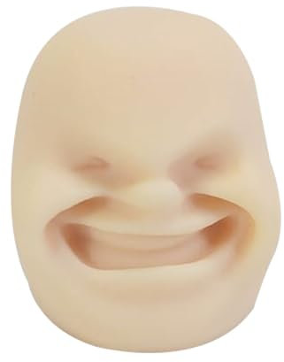 Funny Novelty Gift Gadgets Vent Human Face Ball Anti Stress Scented Caomaru Geek Gadget Vent Toy (XI)