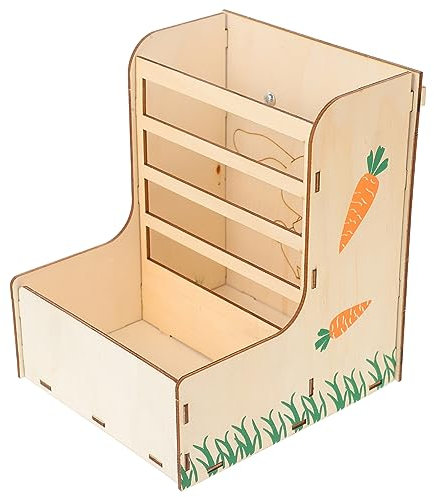 BUGUUYO Food Bowl for Rabbits Small Pet Feeder Cage Hanging Rack Rabbit Feeding Tool Feeding Holder