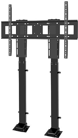 PLMNBQWE Monitor Mount,TV Wall Mount, Motorized TV Mount for 55-120 inch TVs, TV Motorized Lift, Telescopic Electric TV Lift with Auto Lifting, Heigh