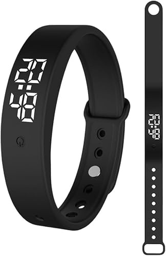 CEWROM Montre de rappel vibrante silencieuse pour garçon/fille, rappel de pilule par jour, avec minuterie et 6 alarmes quotidiennes pour enfants et adultes