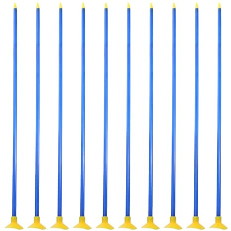 INOOMP 30 pièces : Remplacement de flèche à Ventouse pour Arc Jouet - Fléchettes en Plastique sans Danger pour Les Enfants - Jeu de fléchettes à Ventouse pour entraînement