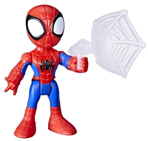 Hasbro Marvel, Spidey e i suoi fantastici amici, Spidey, giocattolo con accessorio, action figure da 7,6 cm, giocattoli di supereroi per bambini e bambine, dai 3 anni in su