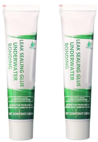 2PCS Clear Silicone Sealant,Aquarium Repair Adhesive,Underwater A/quarium Sealant,Fish Tank S/ealant, Aquarium Safe Glue,F/ish Tank Repair Tape,S/ealant Waterproof F/ish,Strong Adhesion and Effective