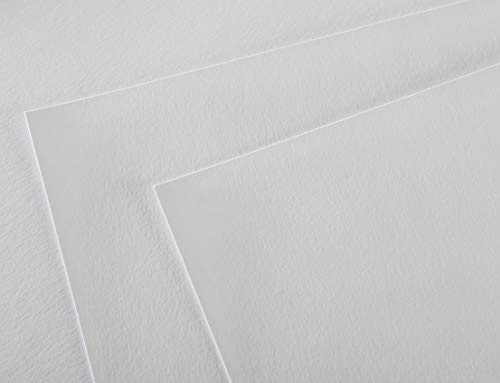 Canson Carta 1557-25 fogli A4, 180 g/m², colore: Bianco grana leggera