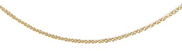 SINGULARU - Collar Everything. Cadena Clásica en Plata de Ley 925 Baño en Oro de 18 Kt. Estilo Sencillo de Talla Unica. Joyas para Mujer
