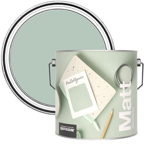 Rust-Oleum Colours Matt Emulsion Wall and Ceiling Paint - Leaplish 2.5L