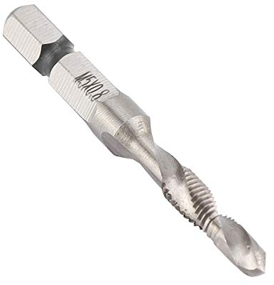 Foret Conique pour Taraud, Foret M5, Taraud Hexagonal, Forets à Queue Hexagonale M5 HSS Filetage Métrique, Foret à Tarauds, Matrices de Tarauds, Forets à Queue Hexagonale