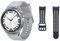 Samsung Galaxy Watch6 Classic Smart Watch, Fitness Tracker, LTE, 47mm, Silver with a Galaxy Official Extreme Sport Band (S/M), Graphite/Etoupe (UK Version)