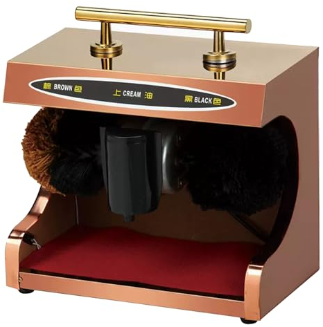 Miuxe Limpiabotas Eléctrica Máquina Limpiabotas Automática Máquina Pulidora De Zapatos Máquina Automática De Limpieza De Zapatos por Inducción Horizontal