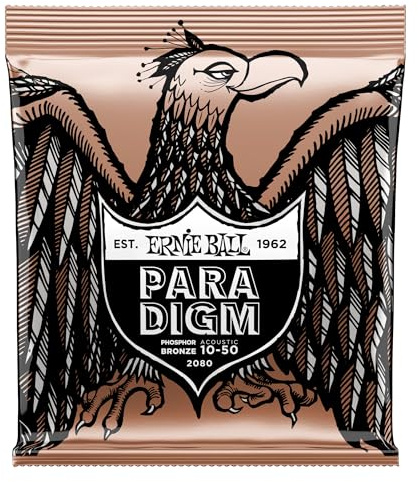 Ernie Ball Paradigm Extra Light Phosphor Bronze Acoustic Guitar Strings - 10-50 Gauge
