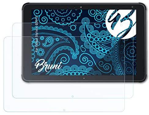 Bruni Schutzfolie kompatibel mit Fujitsu Stylistic Q5010 Folie, glasklare Displayschutzfolie (2X)