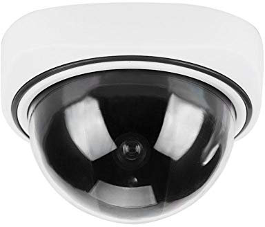Dioche Telecamera di sicurezza a cupola, Telecamera fittizia per esterni di sicurezza domestica Telecamera dome wireless di sicurezza domestica Telecamera simulata Ampia applicazione