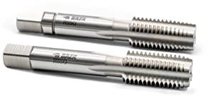 BAER HSSG Handgewindebohrer 2-tlg. Satz MF 14 x 1,5 - Gewindeschneider MF14 | Gewindebohrer-Satz | Vorschneider + Fertigschneider