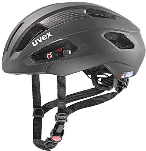 uvex rise cc - sicherer Performance-Helm für Damen und Herren - individuelle Größenanpassung - optimierte Belüftung - all black matt - 52-56 cm