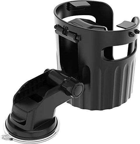 KEMIMOTO Multifunktionaler Getränkehalter, wiederverwendbarer Saugnapfhalter Klappbecher, Wasserflaschenhalter mit Zungenspatel für Boot, Kajak, Surfbrett, Wohnmobil, Schreibtisch, Pool, Fenster