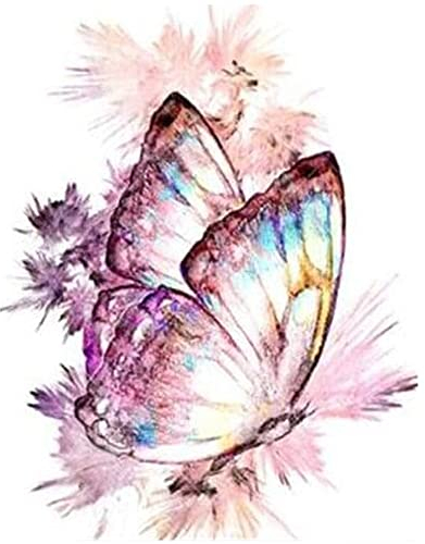 Square Drill 5D DIY Diamond Painting Kits Full Diamond Schmetterling 40x50cm Stickerei Crystal Strass Diamant Mosaik Eckige Steine Diamant Malerei Basteln Erwachsene Set für Wohnzimmer Dekor