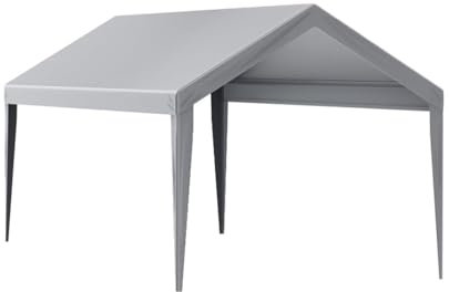 Carport Carportbyte Canopy Cove Garage Top Tält Shelter Tarp Heavy-Duty Vattentät & UV-skyddad Biltält